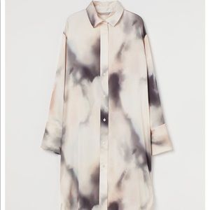 Oversized shirt dress